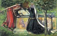 Rossetti, Dante Gabriel - Arthur's Tomb, The Last Meeting of Lancelot and Guinevere